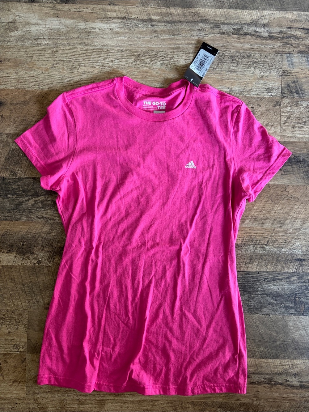 adidas Hot Pink Women's Crewneck Tee